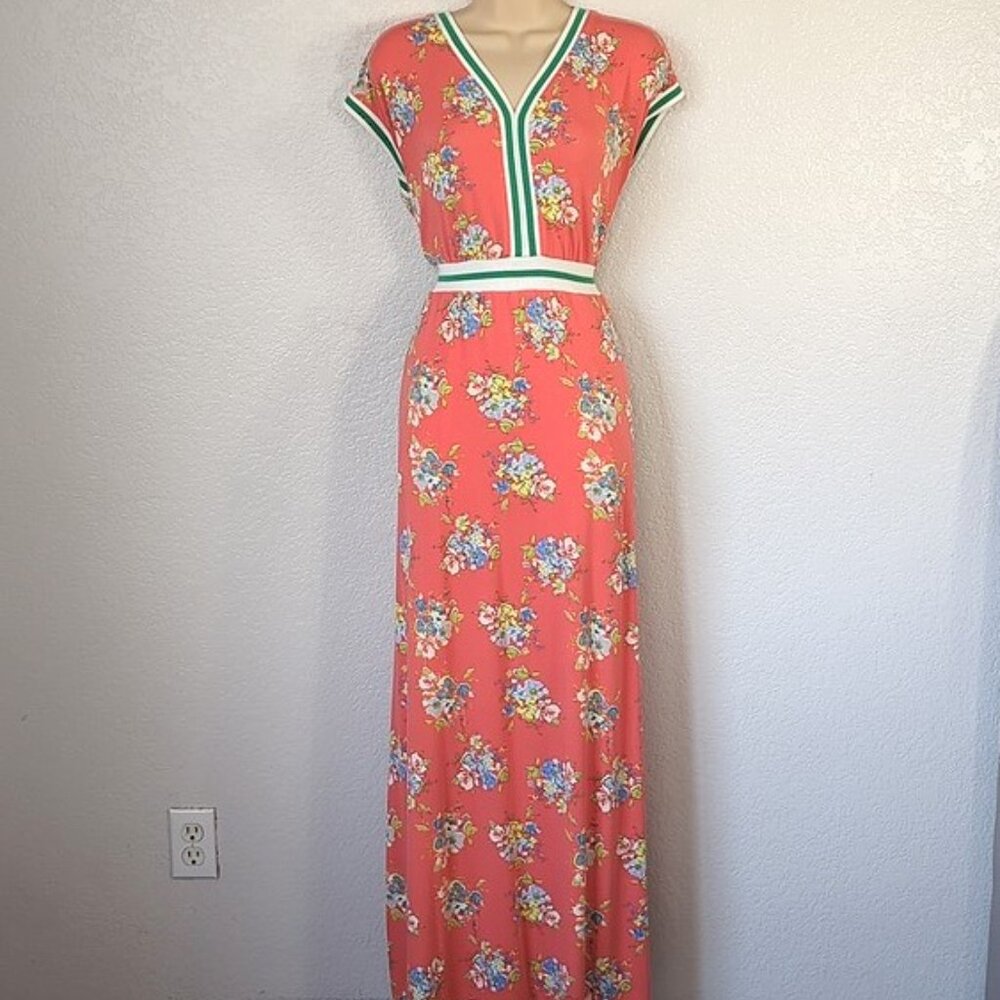 Matilda Jane Small Maxi Dress Let’s Go Together At Ease Pockets Floral